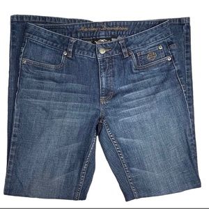 HARLEY Davidson 99025-08VP Womens Bootcut Jeans Medium - Dark Wash Size 8P